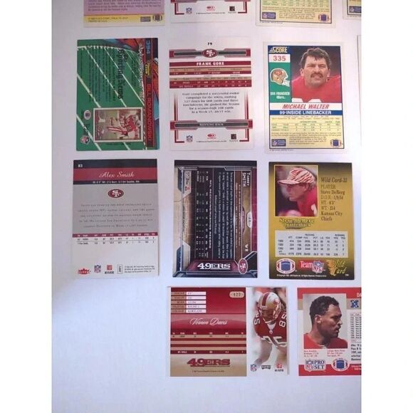 San Francisco 49ers Card Lot of 17 - Picture 5 of 11